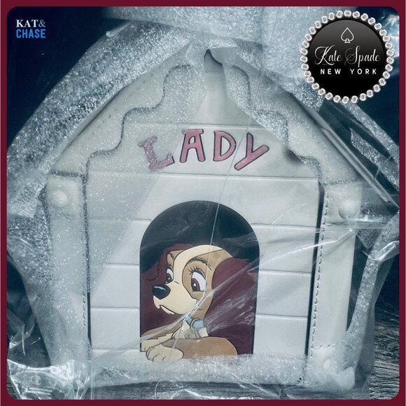 NWT Kate Spade X Disney Dog House Disney Lady Tramp Leather Bag Crossbody Purse - Picture 10 of 13